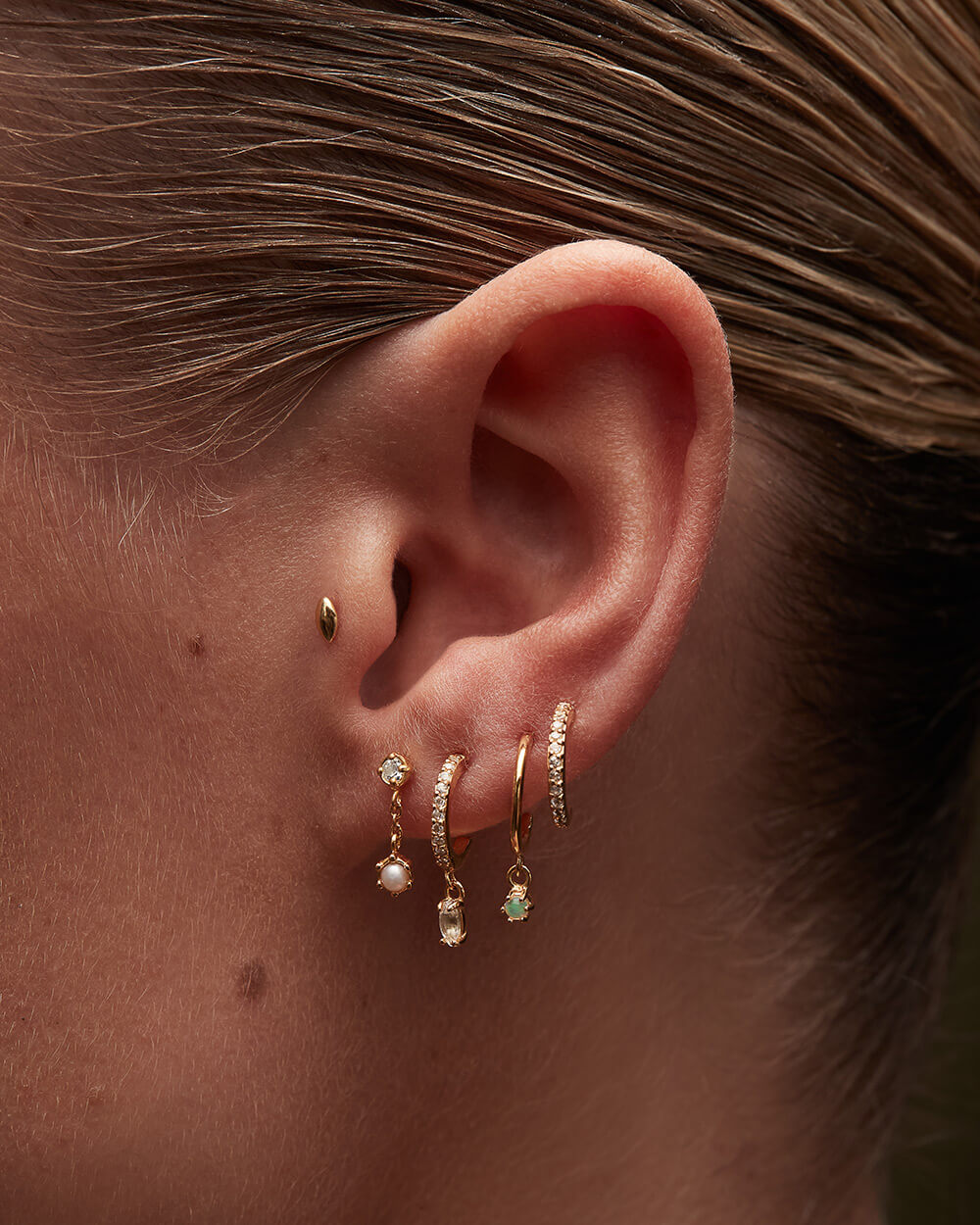 ETERNITY HOOPS (GOLD) - IMAGE 7