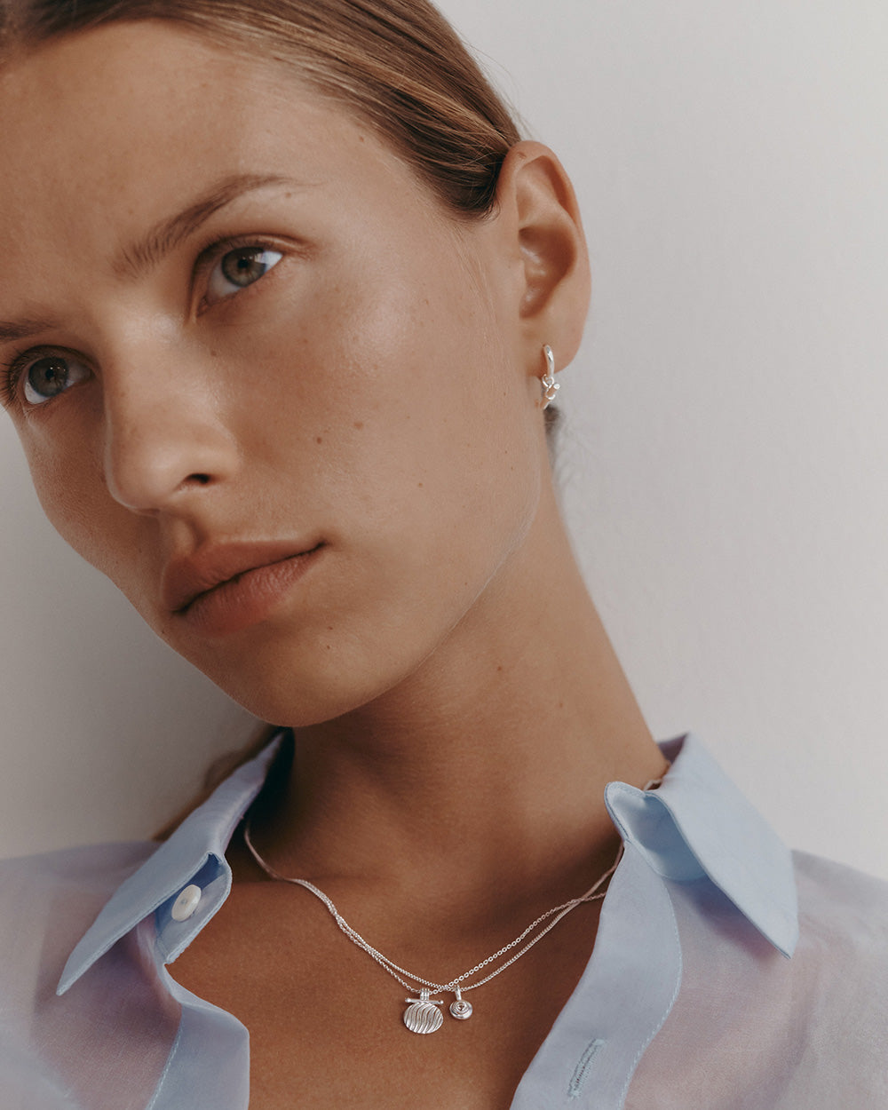 RHYTHM T-BAR HOOPS (STERLING SILVER)