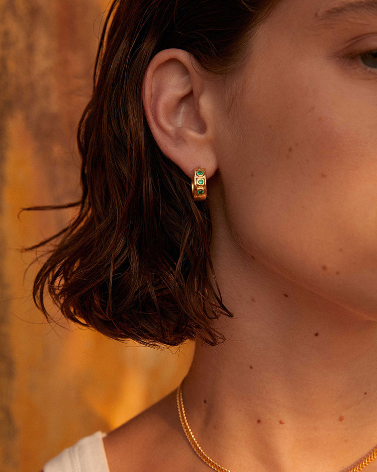 IL MARE HOOPS (18K GOLD PLATED)