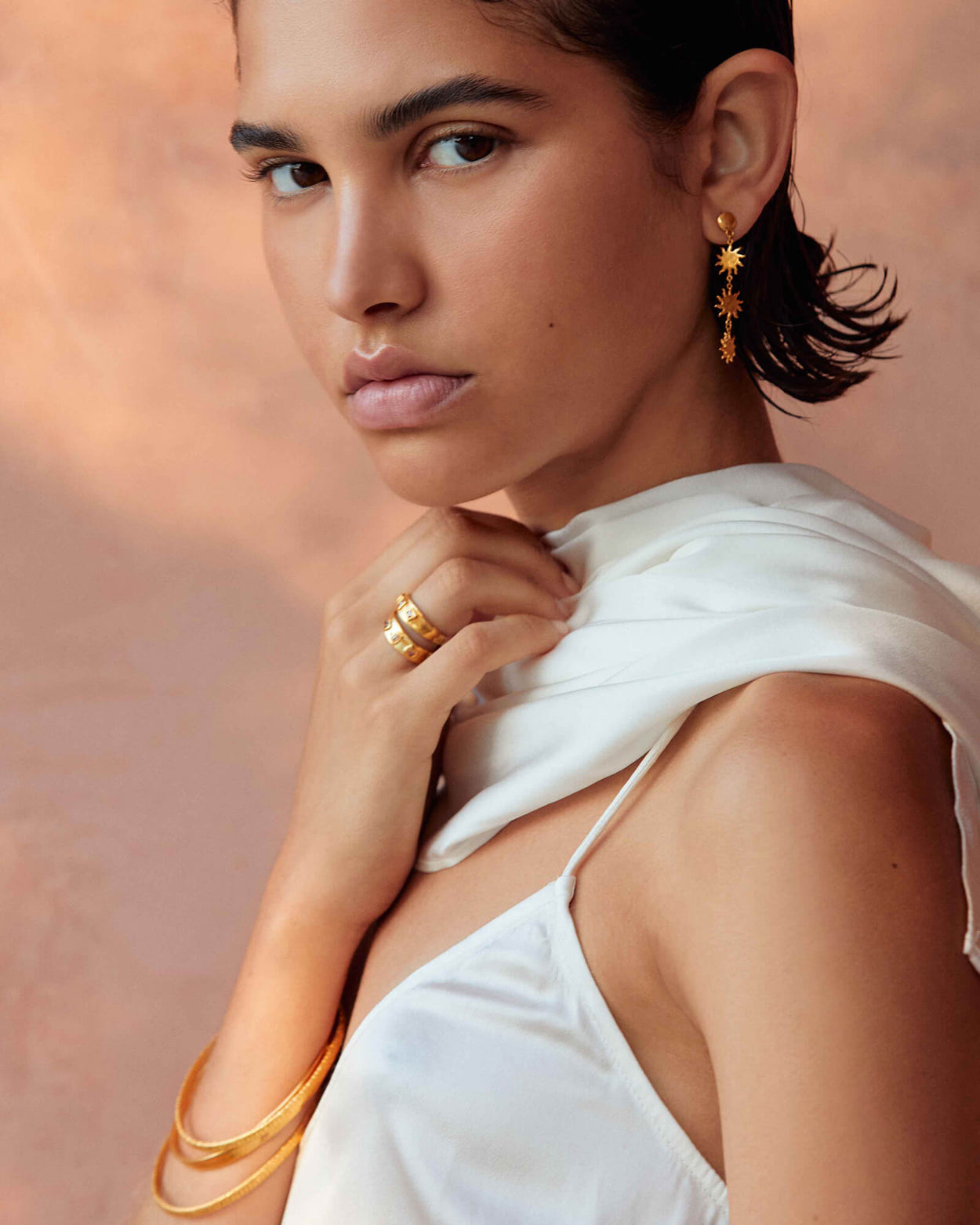 SOLIS EARRINGS (18K GOLD PLATED)
