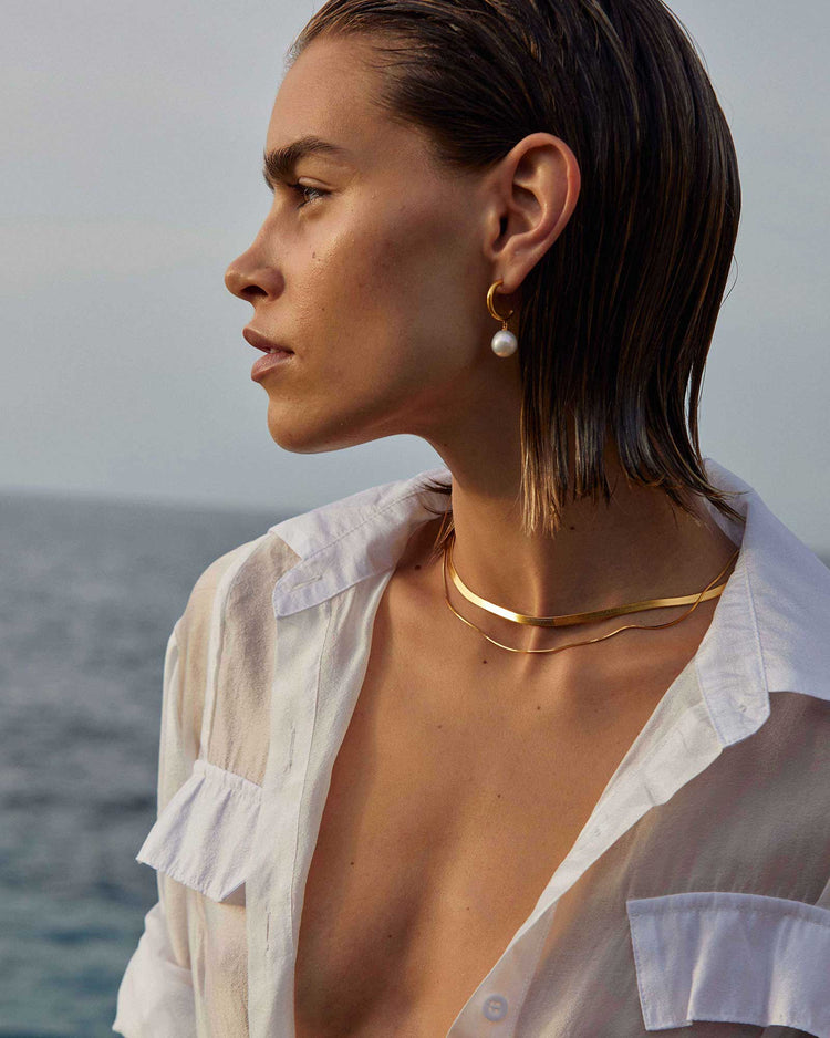 HERRINGBONE CHAIN (STERLING SILVER)