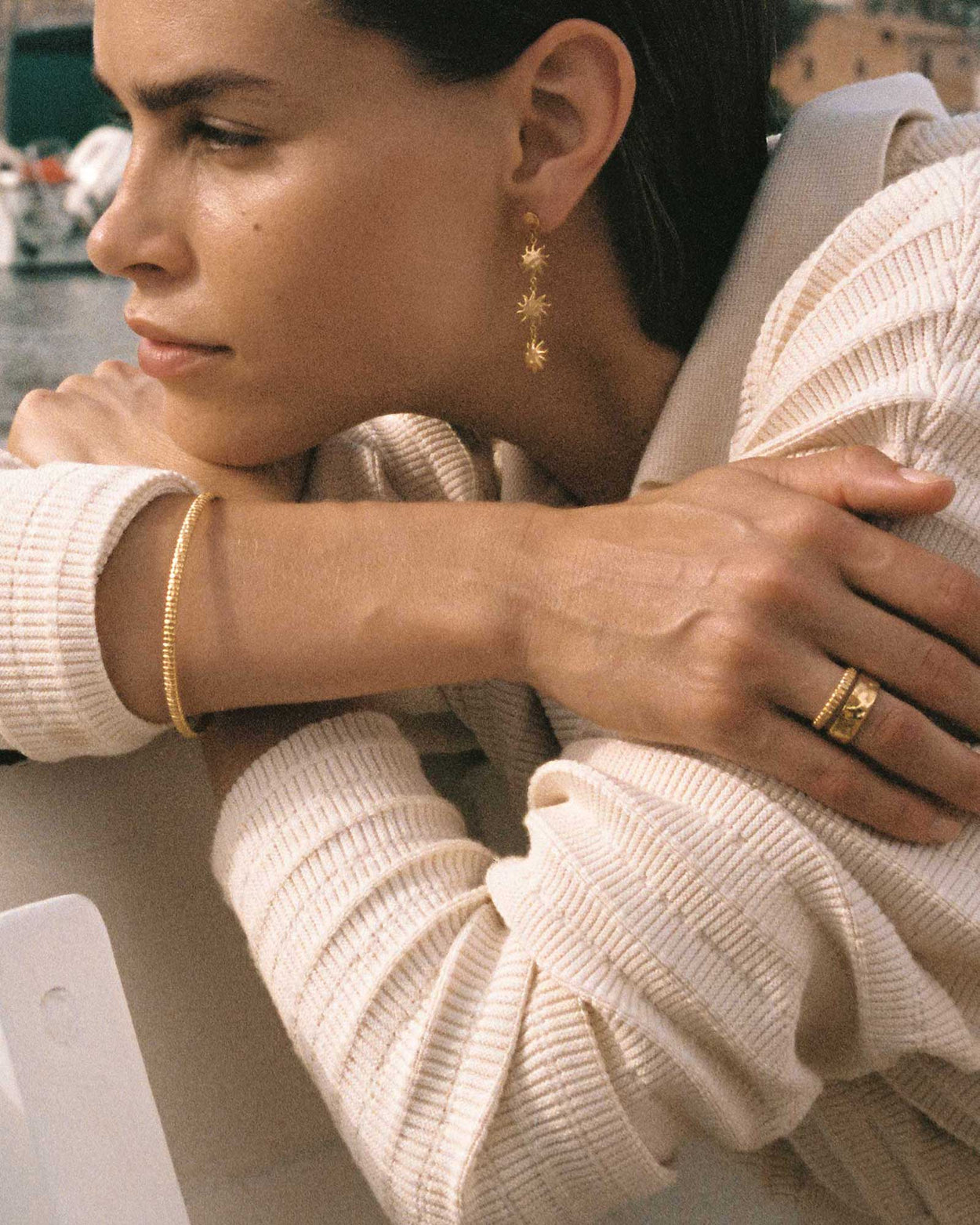 SOLIS EARRINGS (18K GOLD PLATED)