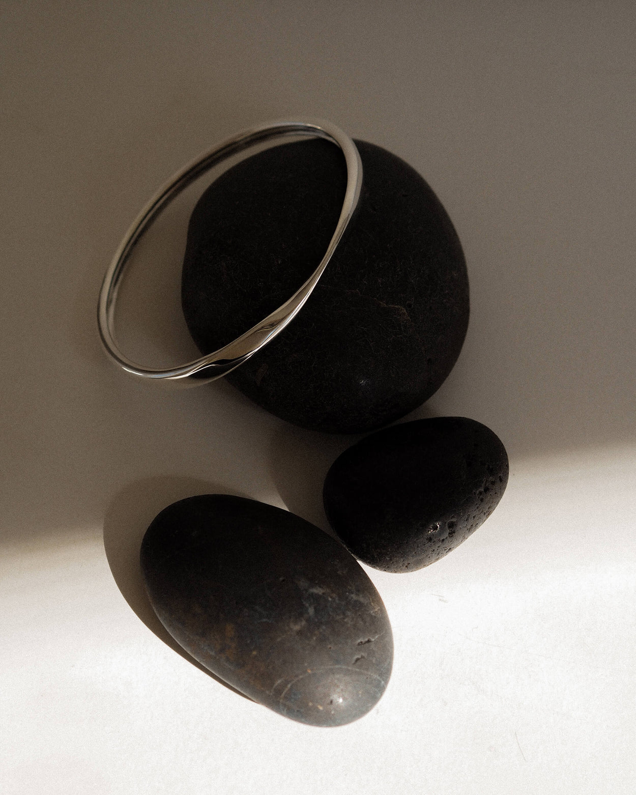FOLD BANGLE (STERLING SILVER) - IMAGE 4