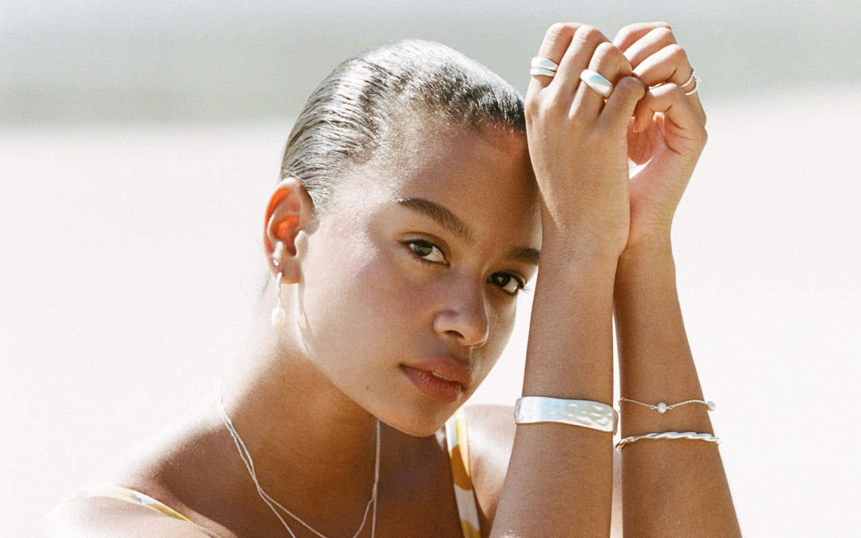 ESSENCE STACKING RING SET (STERLING SIlVER)