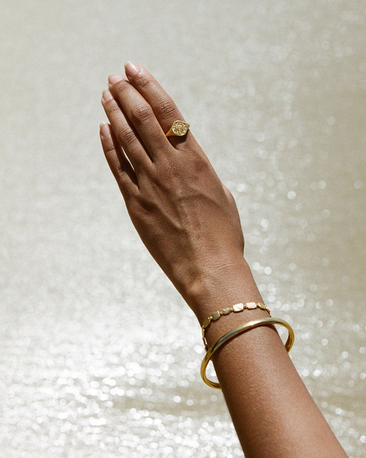 CASCADE BRACELET (18K GOLD PLATED)