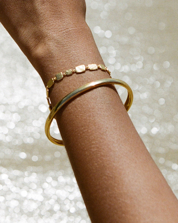 CASCADE BRACELET (18K GOLD PLATED)