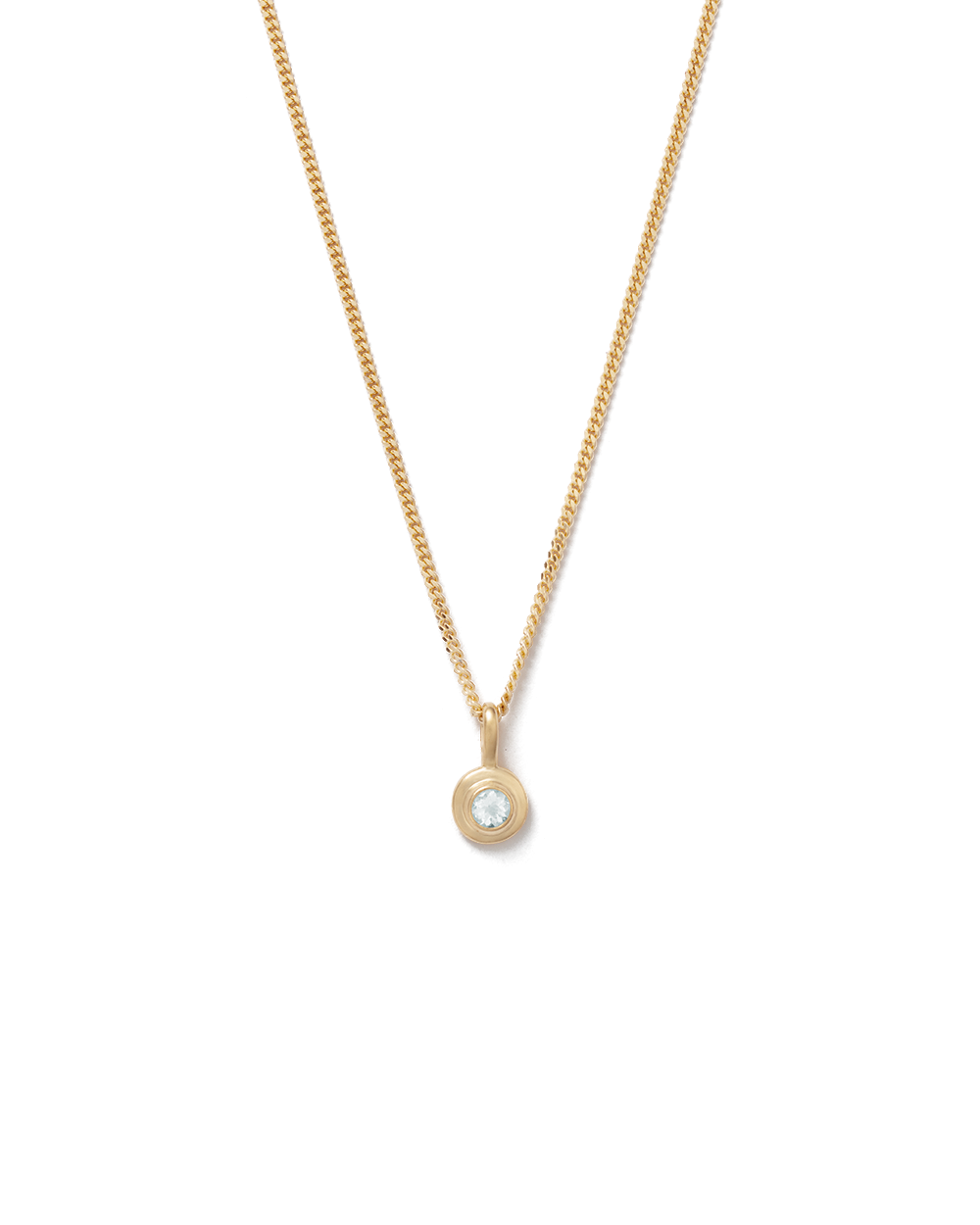 BIRTHSTONE NECKLACE (18K GOLD VERMEIL)
