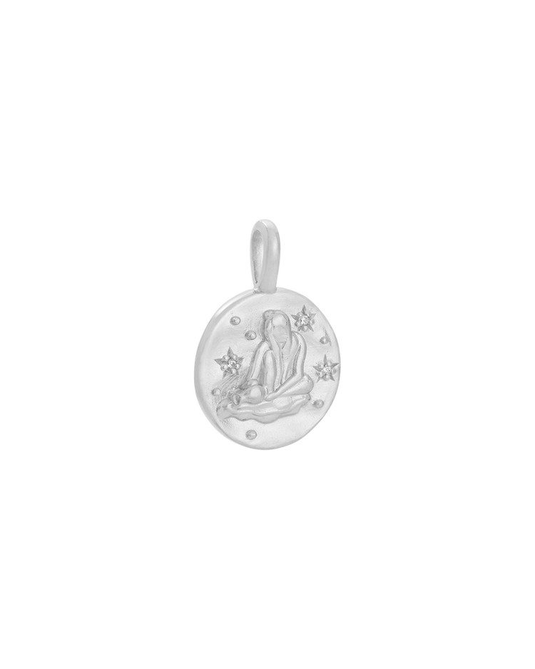 AQUARIUS PETITE ZODIAC (STERLING SILVER)