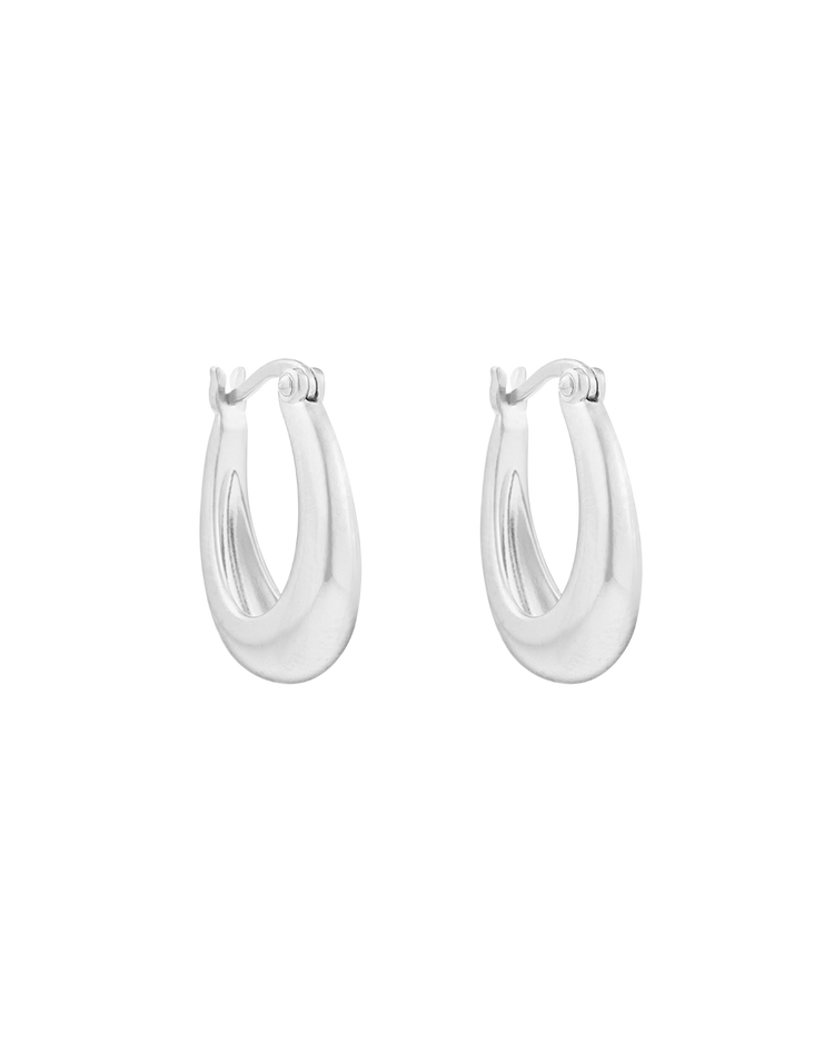 CENTRA HOOPS (STERLING SILVER)