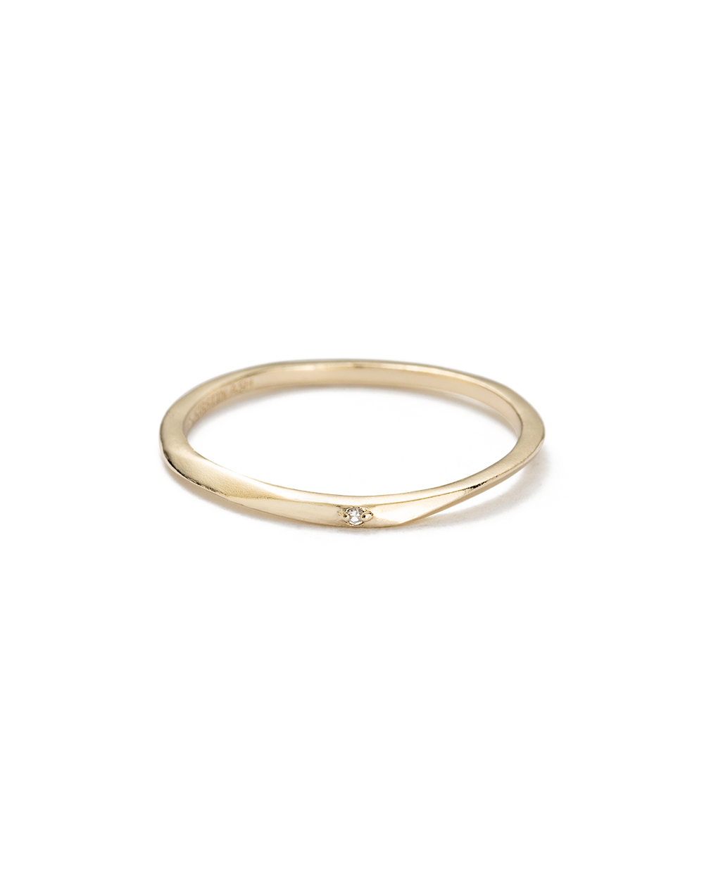 EBB AND FLOW DIAMOND RING (9K GOLD) - IMAGE 1