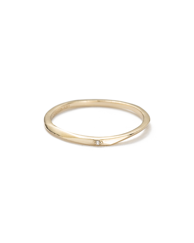 EBB AND FLOW DIAMOND RING (9K GOLD) - IMAGE 1