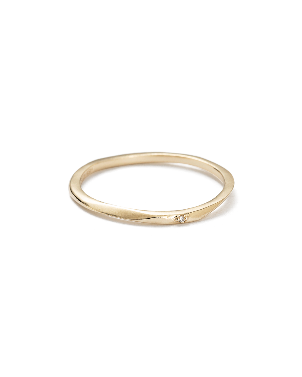 EBB AND FLOW DIAMOND RING (9K GOLD) - IMAGE 4