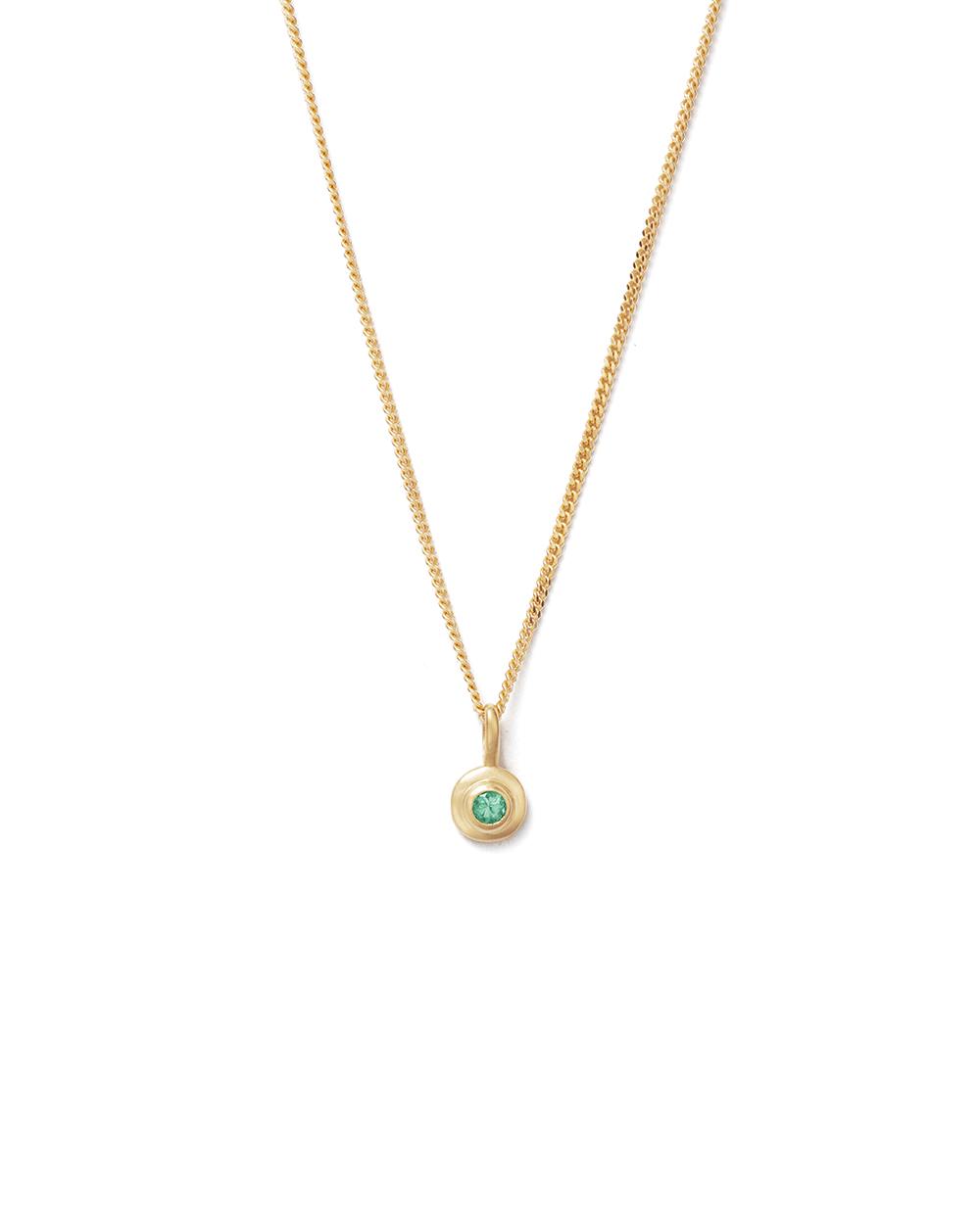 BIRTHSTONE NECKLACE (18K GOLD VERMEIL)