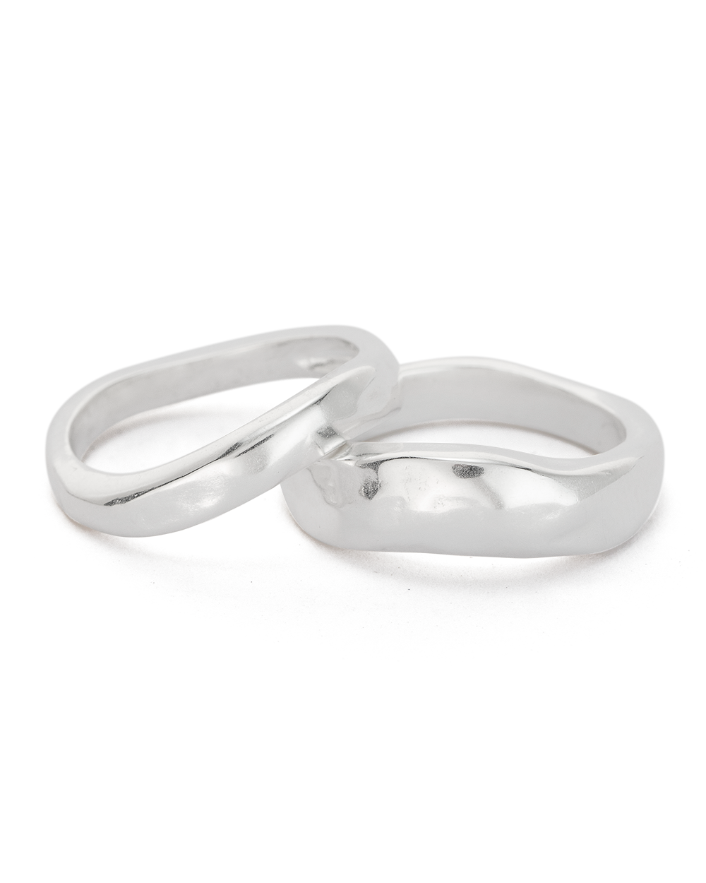 ESSENCE STACKING RING SET (STERLING SIlVER) - IMAGE 1