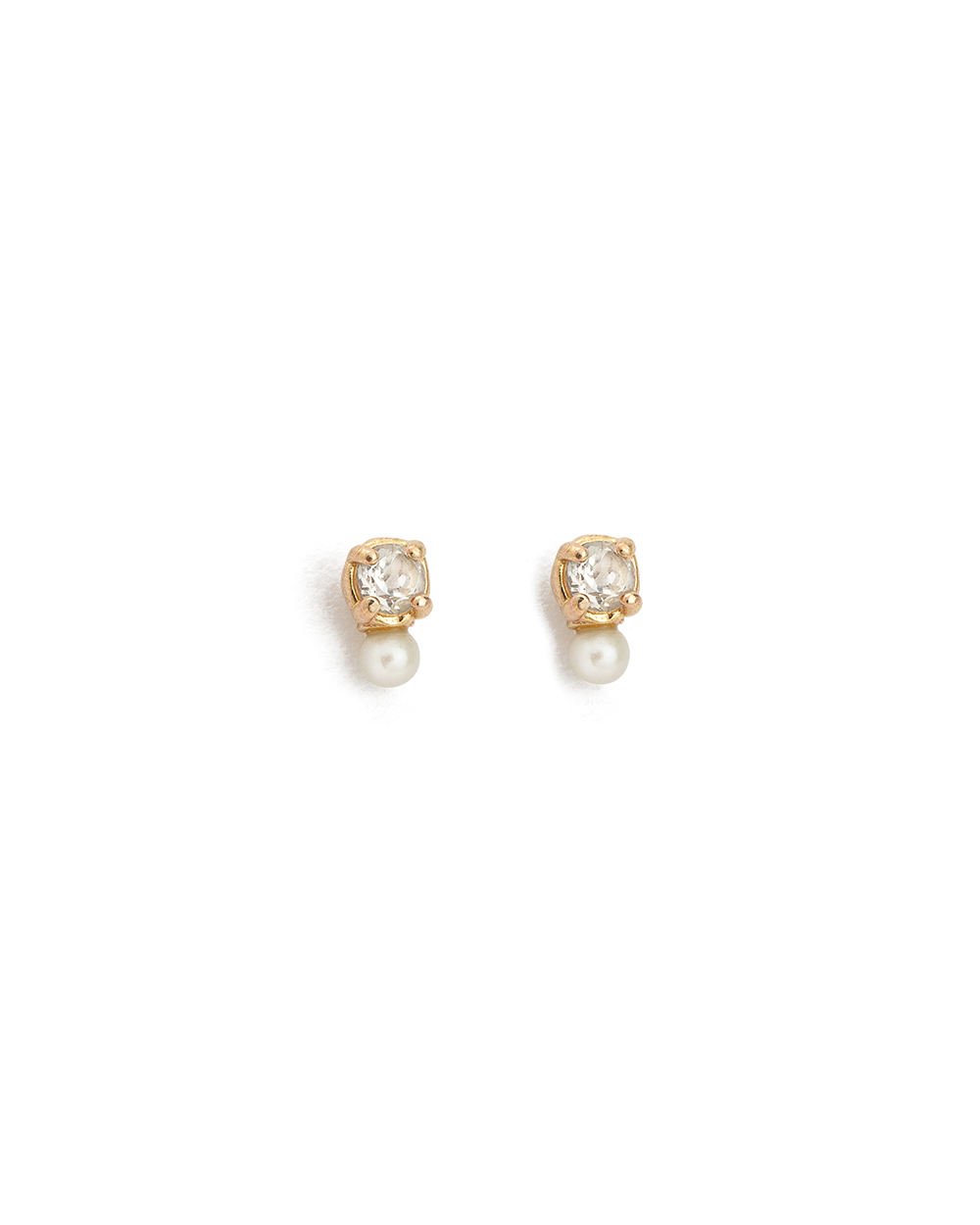 FIRST LIGHT STUDS (9K GOLD) - IMAGE 1