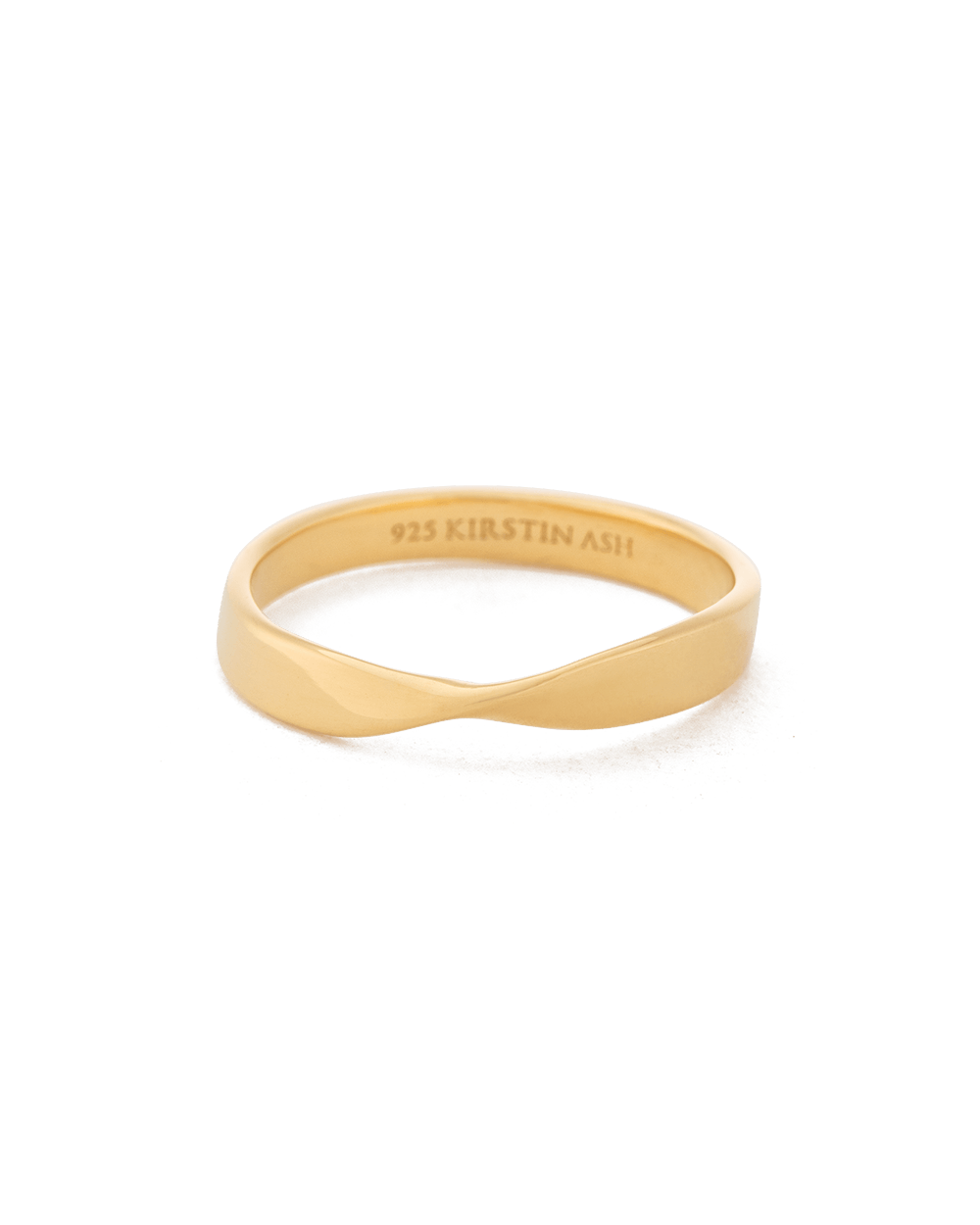 FOLD BAND RING (18K GOLD VERMEIL) - IMAGE 1