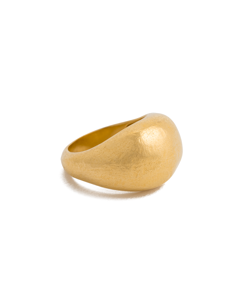 GOLDEN LIGHT DOME RING (18K GOLD VERMEIL)