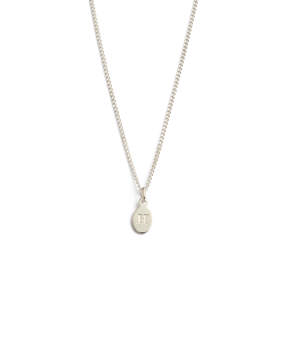 INITIAL NECKLACE A-Z (STERLING SILVER)