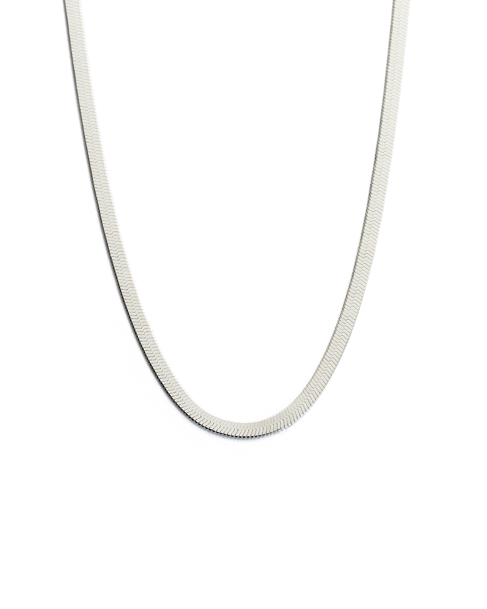 HERRINGBONE CHAIN (STERLING SILVER) - IMAGE 1