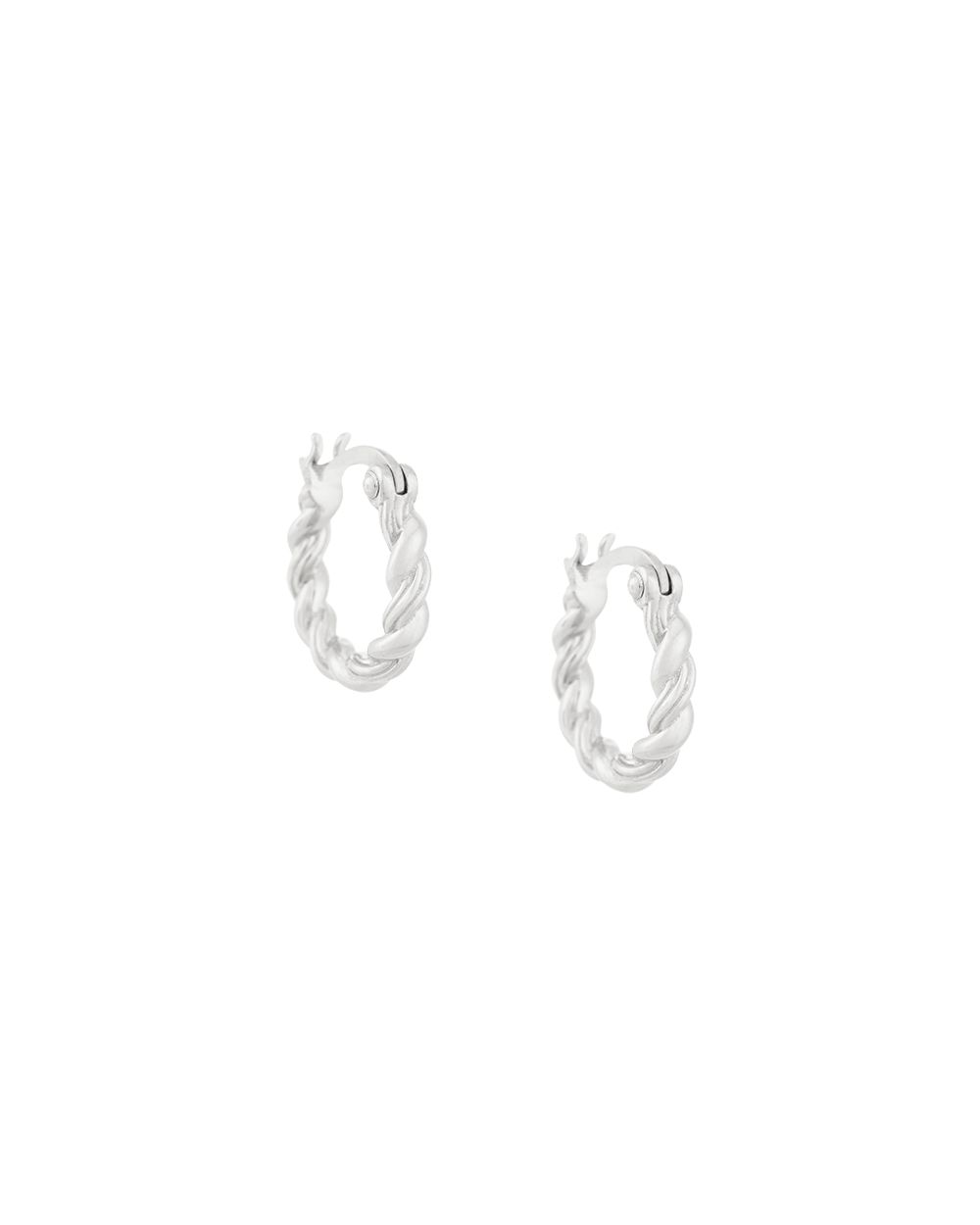 HORIZON HOOPS SMALL (STERLING SILVER) - IMAGE 1