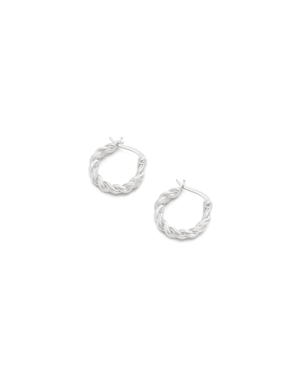 HORIZON HOOPS SMALL (STERLING SILVER) - IMAGE 4