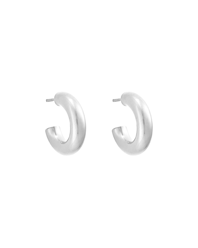 JARDIN HOOPS MEDIUM (STERLING SILVER)