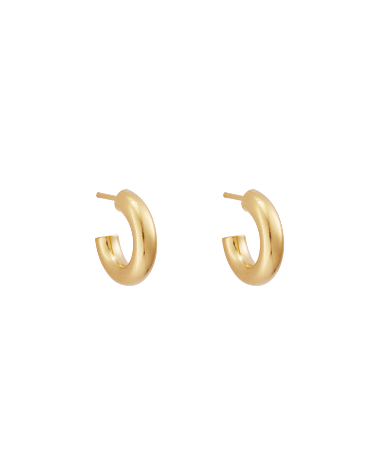 JARDIN HOOPS SMALL (18K GOLD PLATED)