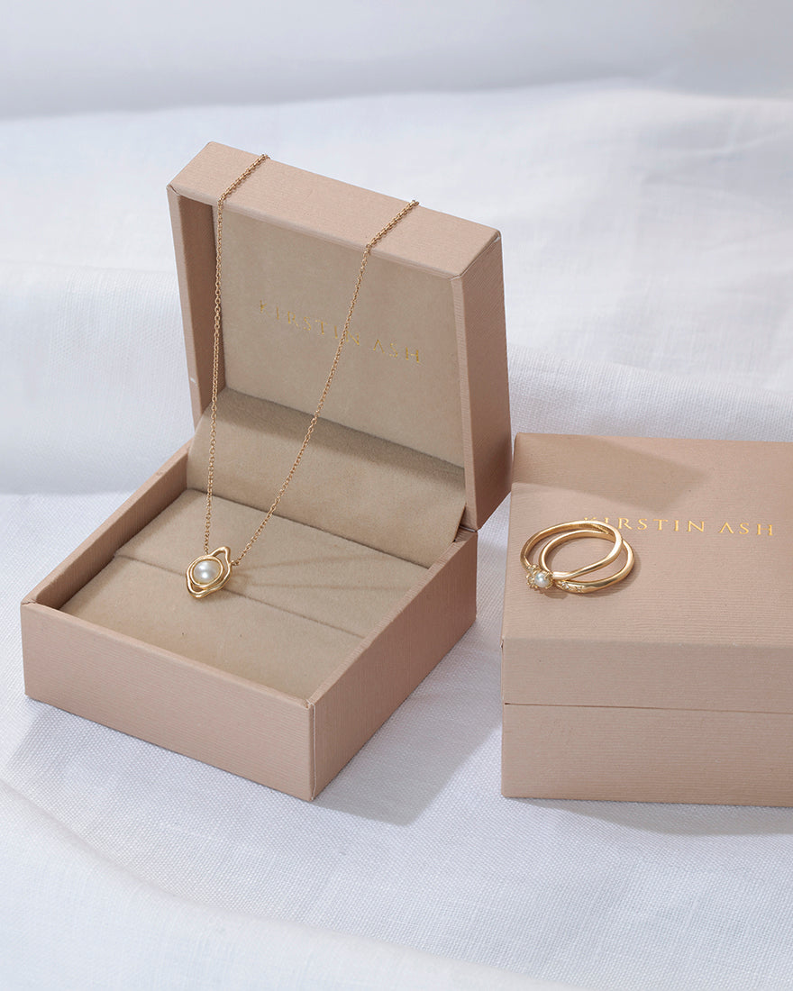 VALENCIA TOPAZ NECKLACE (9K GOLD)