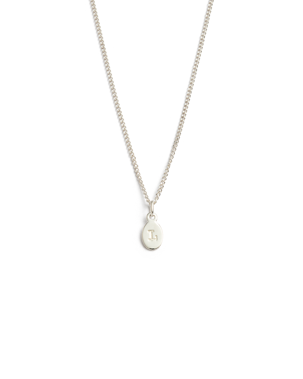 INITIAL NECKLACE A-Z (STERLING SILVER)