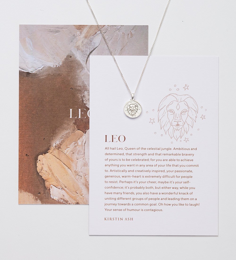 LEO ZODIAC NECKLACE (STERLING SILVER) - IMAGE 6