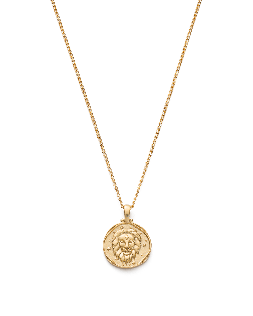 LEO ZODIAC NECKLACE (18K GOLD VERMEIL) - IMAGE 1
