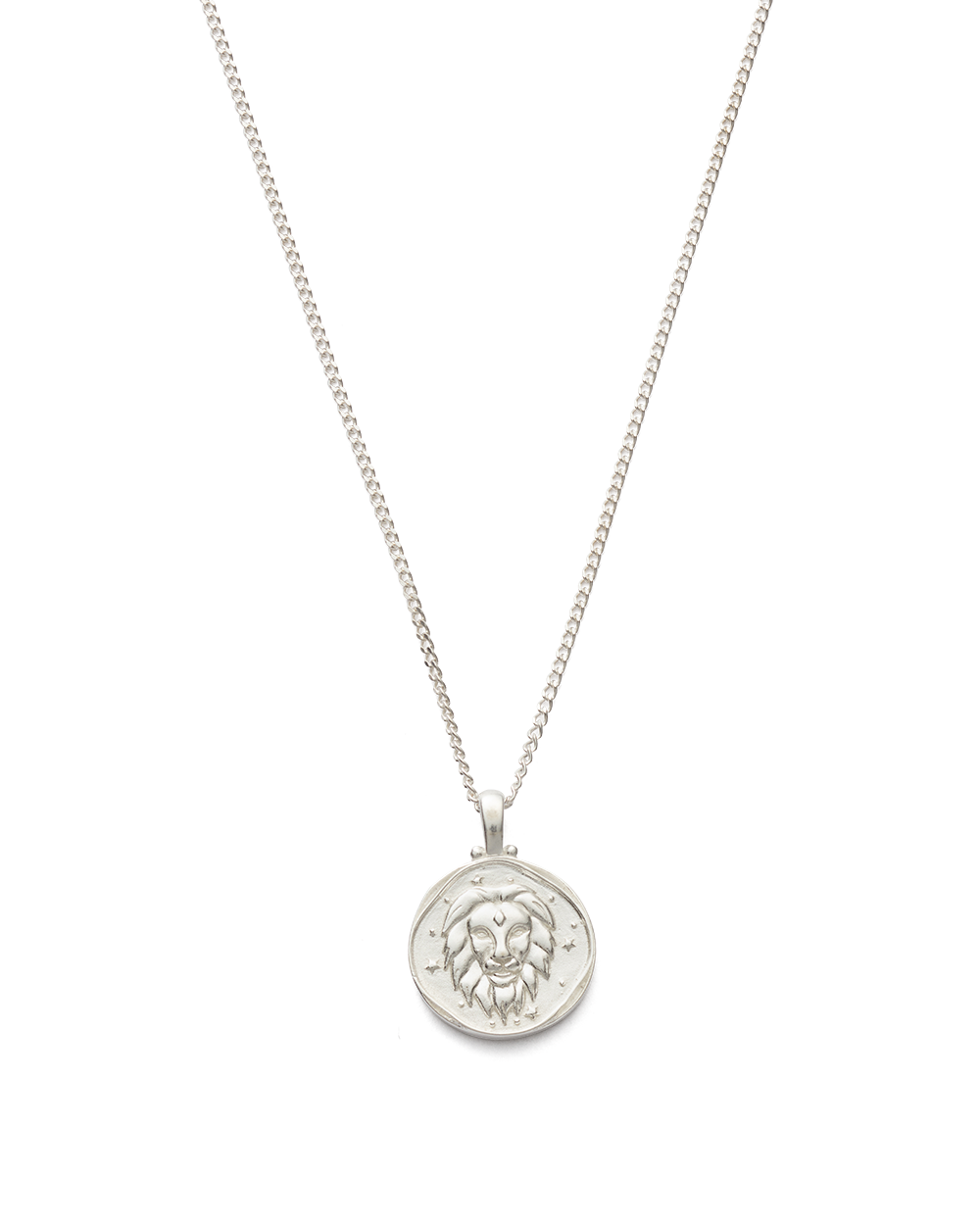 LEO ZODIAC NECKLACE (STERLING SILVER) - IMAGE 1