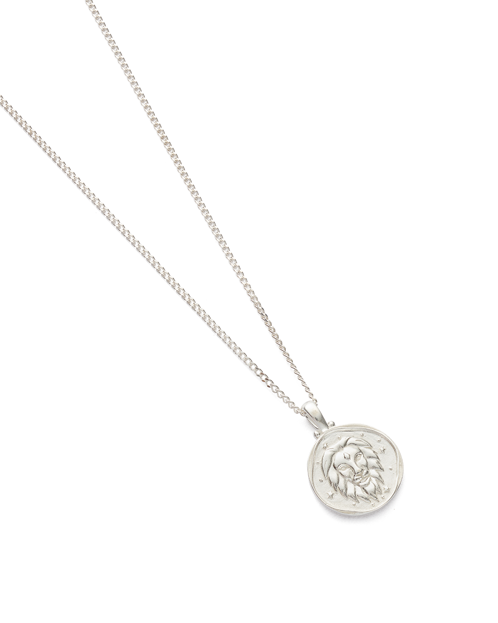 LEO ZODIAC NECKLACE (STERLING SILVER) - IMAGE 4