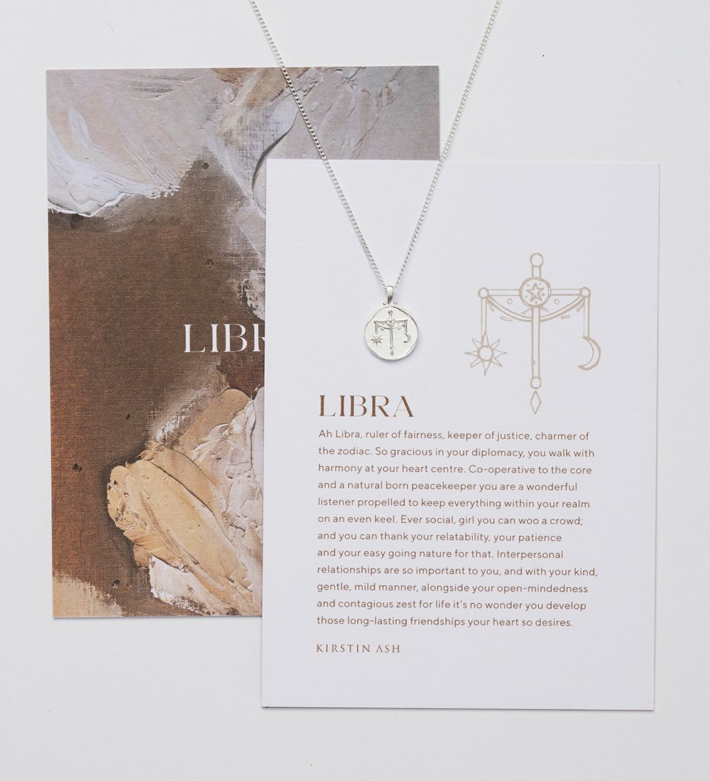 LIBRA ZODIAC (STERLING SILVER) - IMAGE 3