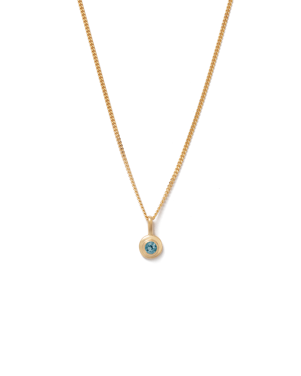 BIRTHSTONE NECKLACE (18K GOLD VERMEIL)
