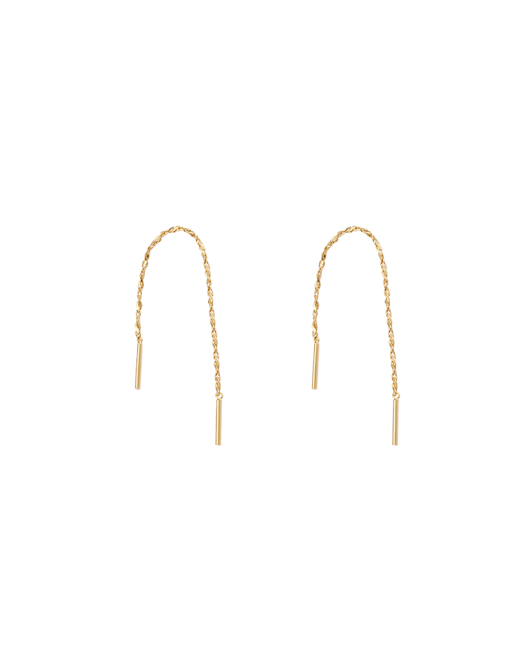 LUCIA THREADER (18K GOLD PLATED)