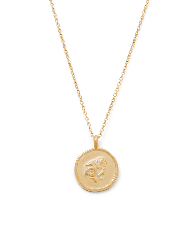 MEMOIR COIN NECKLACE (18K GOLD VERMEIL)