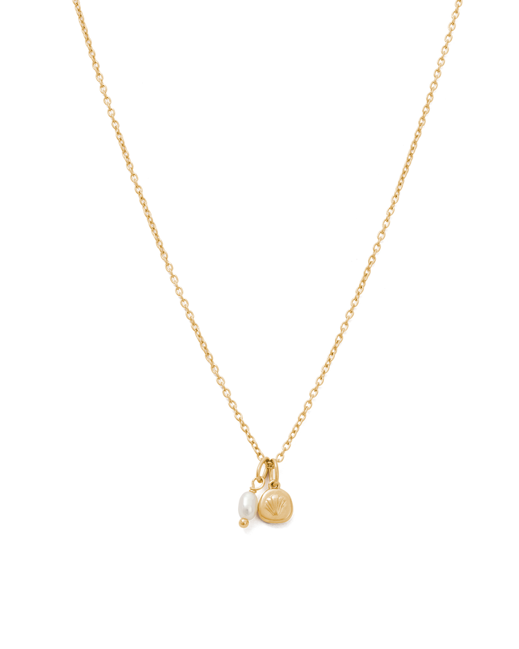 MEMOIR PEARL NECKLACE (18K GOLD VERMEIL)