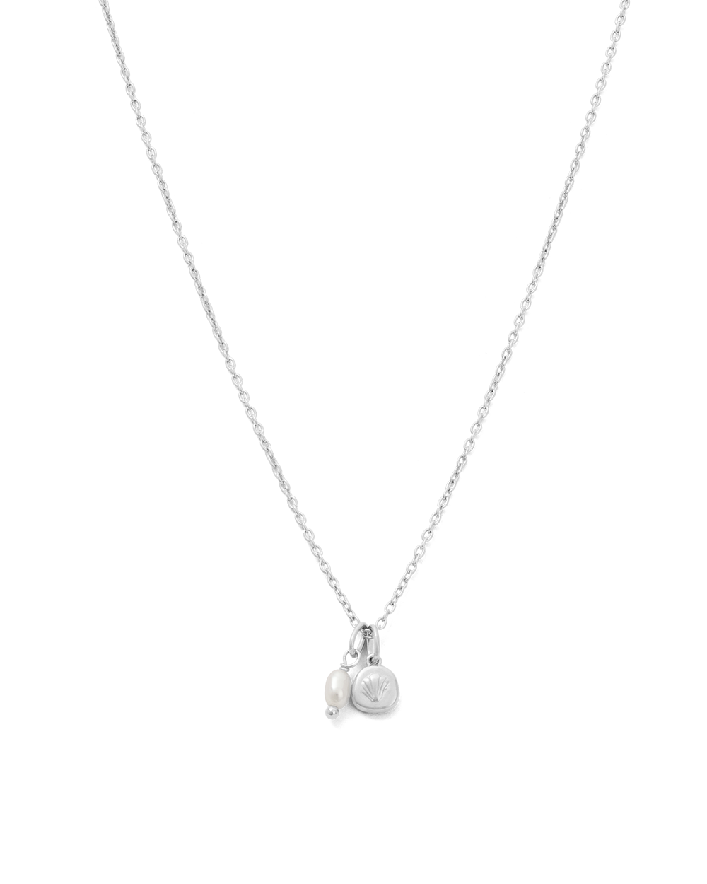 MEMOIR PEARL NECKLACE (STERLING SILVER)