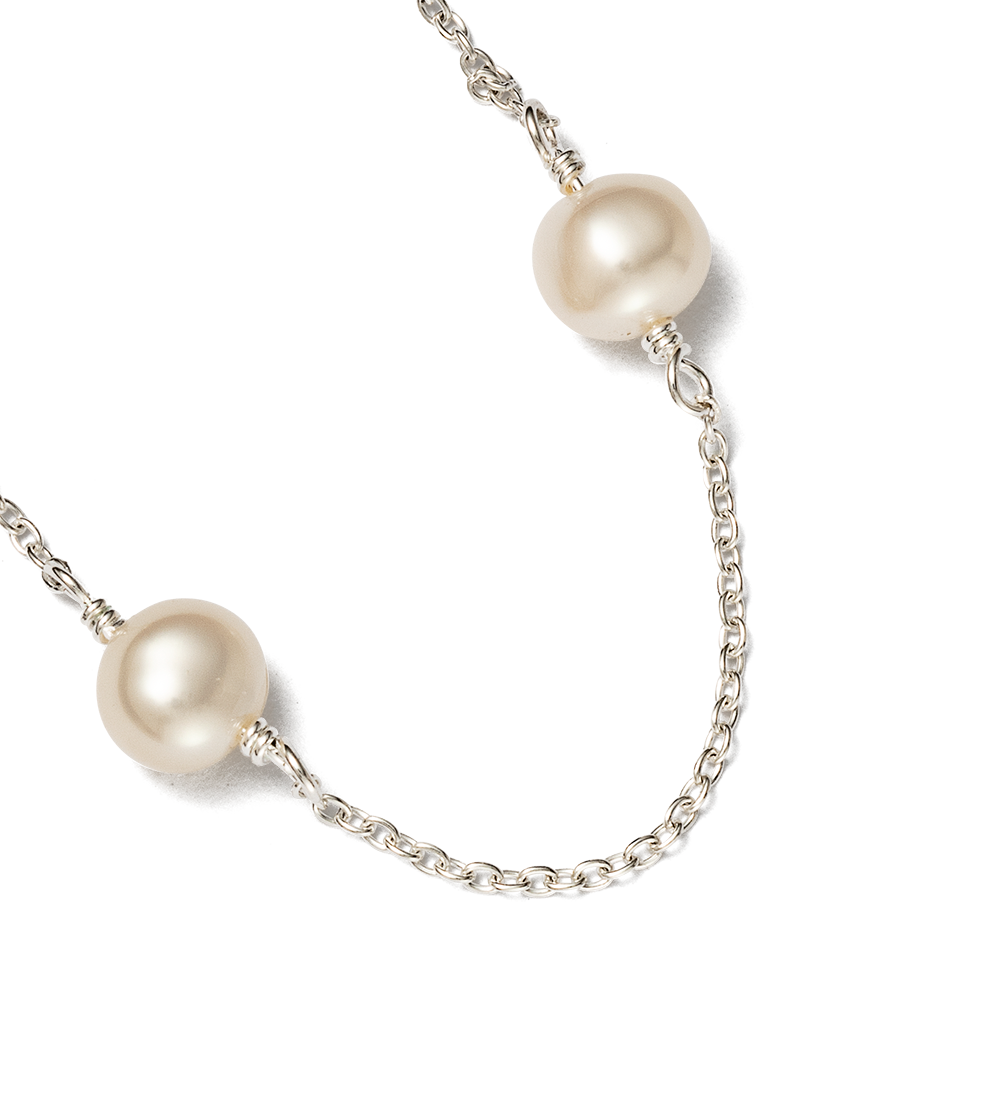 MOON TIDE PEARL BRACELET (STERLING SILVER) - IMAGE 4