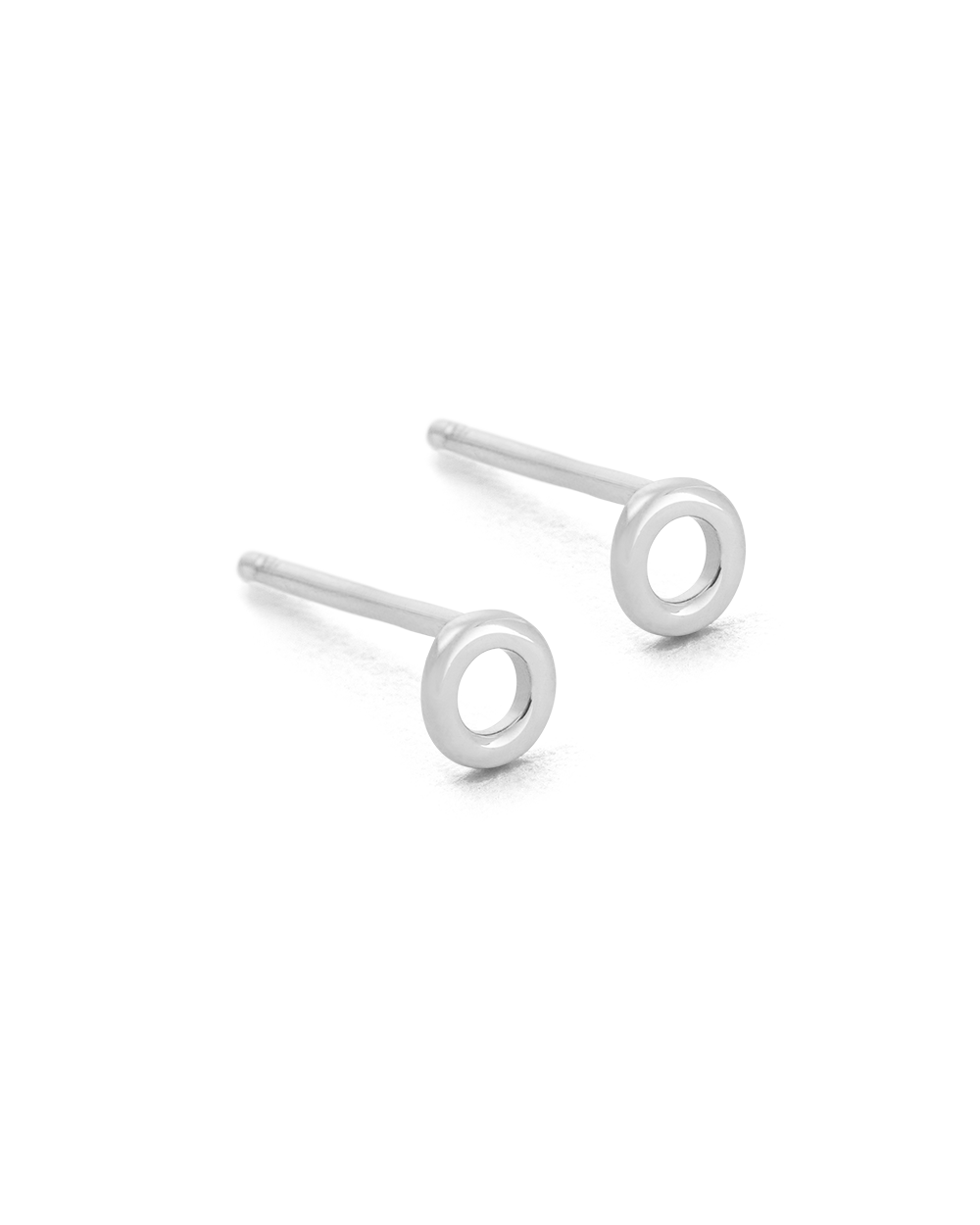 INITIAL EARRINGS (STERLING SILVER)