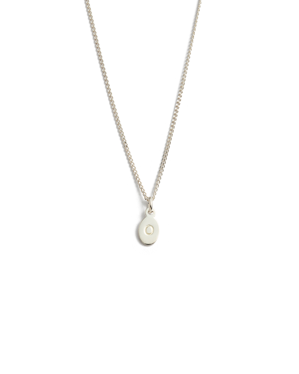 INITIAL NECKLACE A-Z (STERLING SILVER)