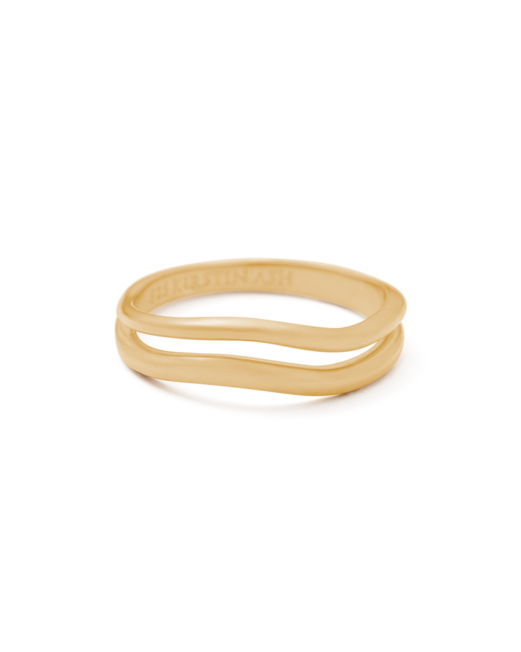 ONDA RING (18K GOLD VERMEIL)