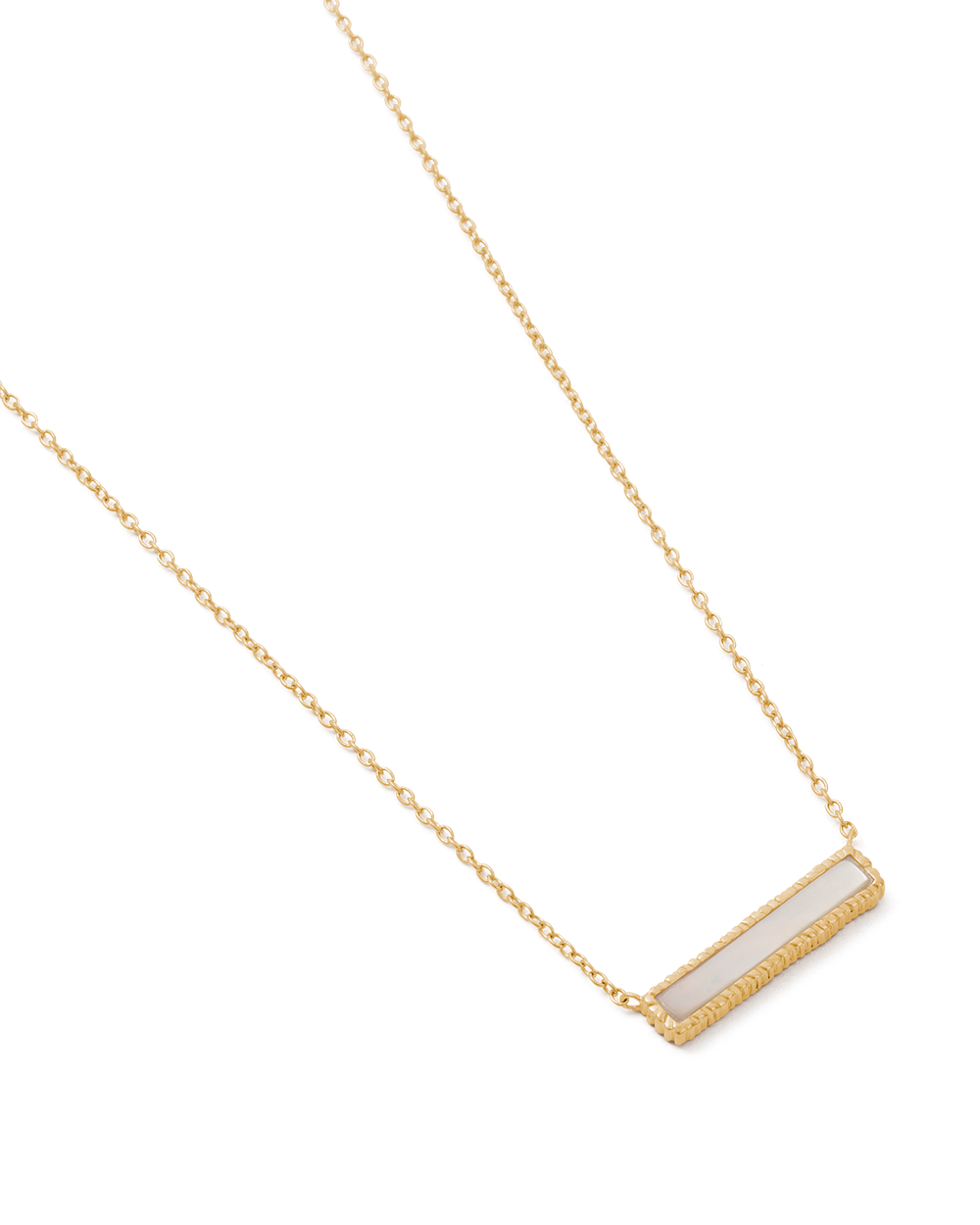PERLA BAR NECKLACE (18K GOLD VERMEIL)