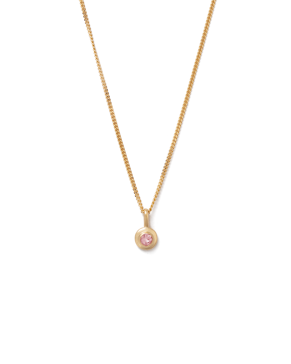 BIRTHSTONE NECKLACE (18K GOLD VERMEIL)