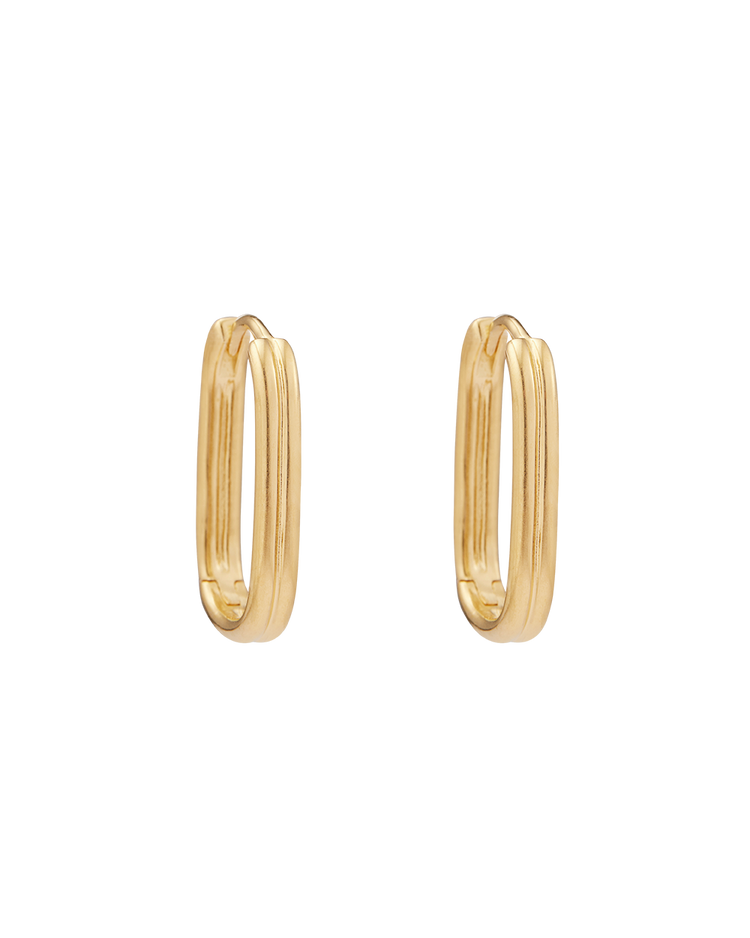 ROAM HOOPS MEDIUM (18K GOLD PLATED)