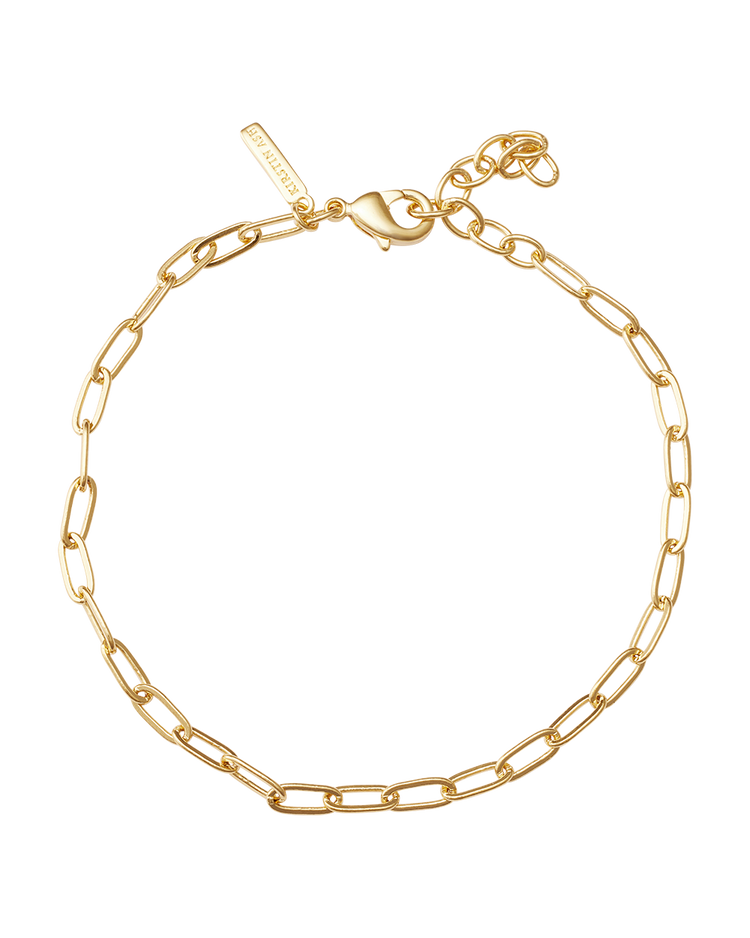 RUE CHAIN BRACELET (18K GOLD PLATED)