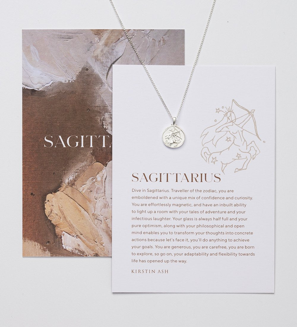 SAGITTARIUS ZODIAC NECKLACE (STERLING SILVER) - IMAGE 5