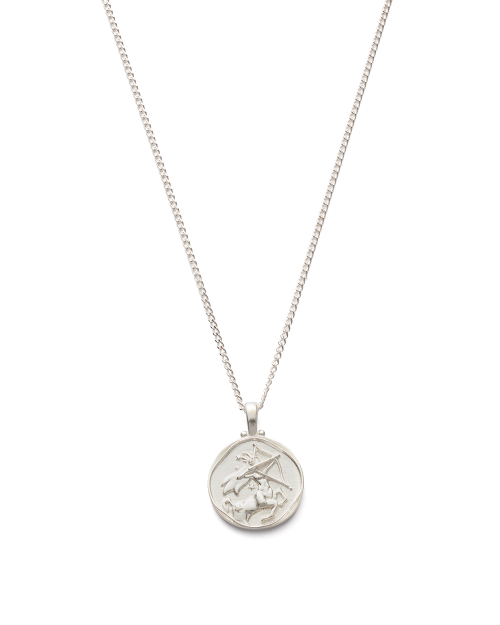SAGITTARIUS ZODIAC NECKLACE (STERLING SILVER) - IMAGE 1