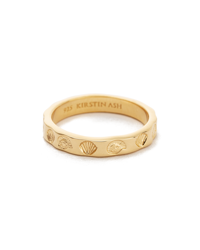 [韓国人気ジュエリー] Seaside Ring SEASIDE RING (18K GOLD VERMEIL) – KIRSTIN ASH (Europe)